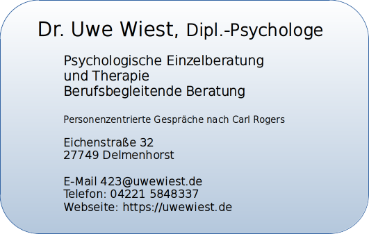 Psychologische Beratung Dr. Uwe Wiest
